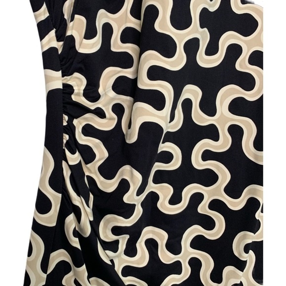 J. McLaughlin Black and Cream Patterned Dress - Picture 5 of 11